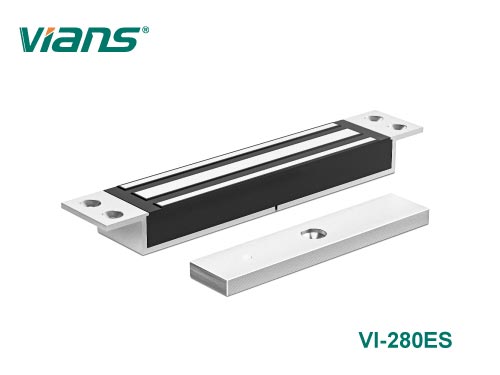 280KG Single Door Magnetic Lock With Mortise Mount（Door status signal outputt)